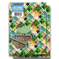 Minecraft Wrapping Paper 2 Sheet 2 Tags, Official Product an Official Minecraft Product