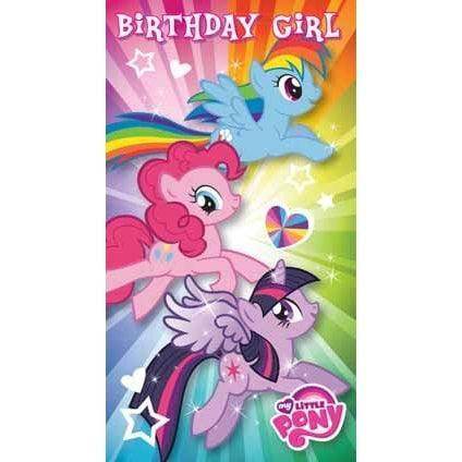 My Little Pony Birthday Girl Card an Official My Little Pony Product