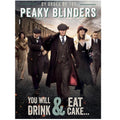 Peaky Blinders Drink & Eat Cake Birthday Card an Official Peaky Blinders Product