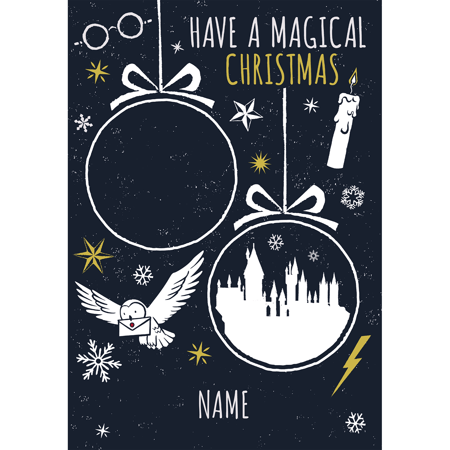 Harry Potter Christmas Card