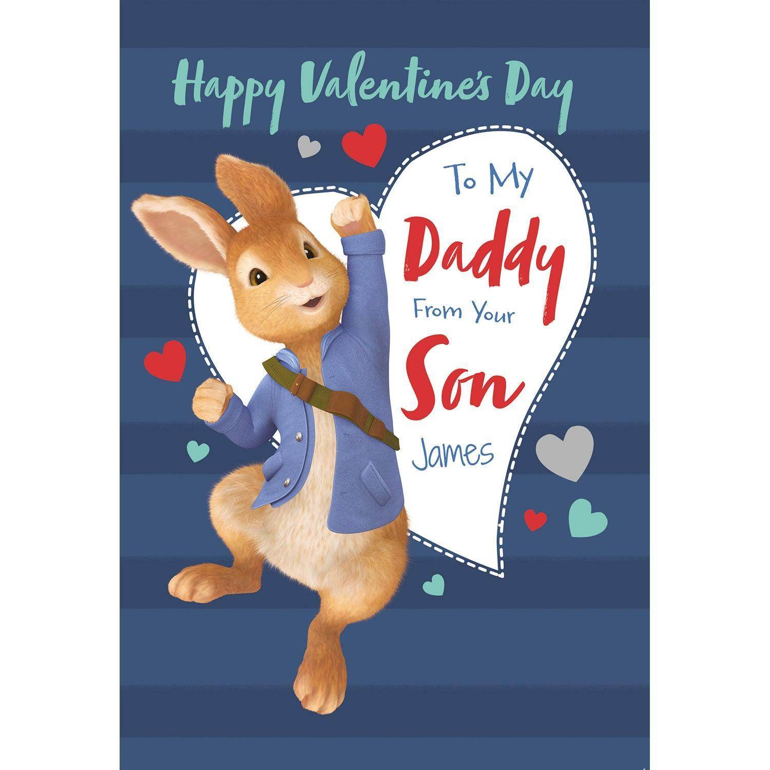 Daddy valentines hot sale day card