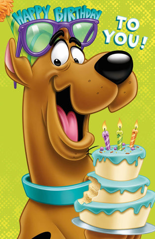 Scooby Doo Birthday Card, Official Product an Official Danilo Promotions Product