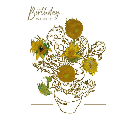 Van Gogh Museum Birthday Card, Officially Licensed Product an Official Van Gogh Product