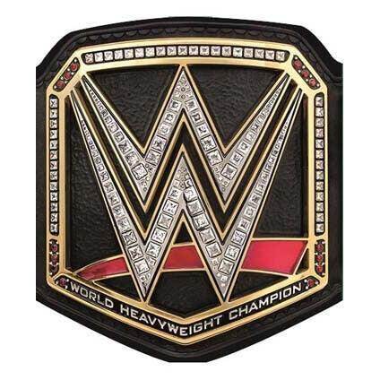 World Wrestling Belt Birthday Card an Official WWE Product