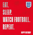 England FC Birthday Card