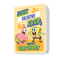 SpongeBob SquarePants Personalised Birthday Card