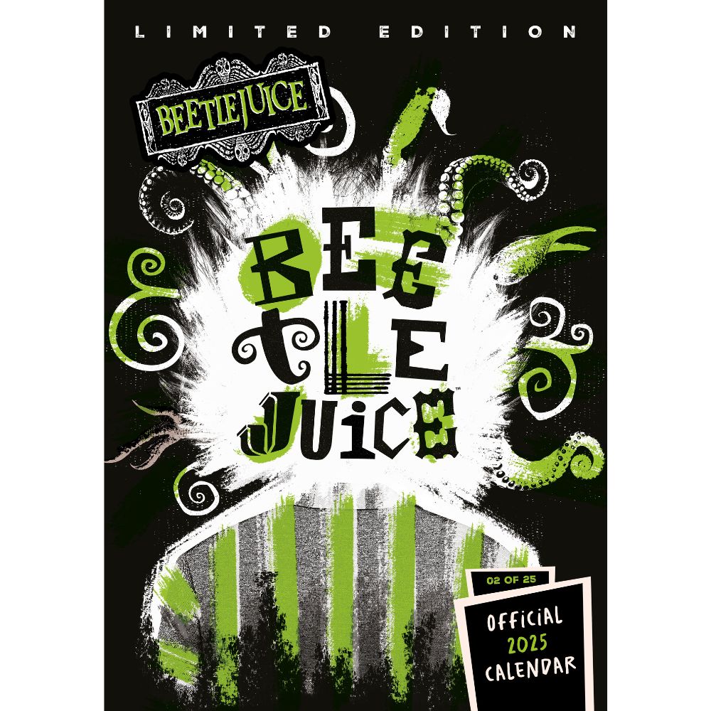 BEETLEJUICE LIMITED EDITION 2025 A3 CALENDAR