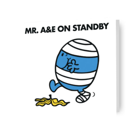 Mr Men & Little Miss Personalised 'Mr A&E' Birthday Card