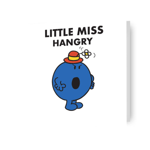 Biglietto d'auguri personalizzato Little Miss Meme - Hangry - Qualsiasi messaggio all'interno
