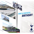 Tottenham Hotspur FC Personalise Birthday Card With Sticker Sheet