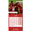 LIVERPOOL FC LEGENDS 2026 PERSONALISED SQUARE CALENDAR