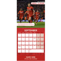 LIVERPOOL FC LEGENDS 2026 PERSONALISED SQUARE CALENDAR