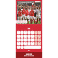 ARSENAL FC LEGENDS 2026 PERSONALISED SQUARE CALENDAR