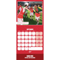 ARSENAL FC LEGENDS 2026 PERSONALISED SQUARE CALENDAR