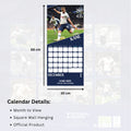 TOTTENHAM HOTSPUR FC LEGENDS 2026 PERSONALISED SQUARE CALENDAR