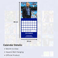 CHELSEA FC LEGENDS 2026 PERSONALISED SQUARE CALENDAR