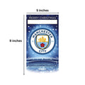 Cartolina di Natale con qualsiasi nome del Manchester City