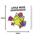 Mr Men & Little Miss Personalised 'Shopaholic' Birthday Card