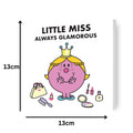 Mr Men & Little Miss Personalised 'Always Glamorous' Birthday Card