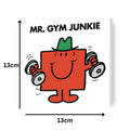 Mr Men & Little Miss Personalised 'Mr Gym' Birthday Card