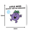 Mr Men & Little Miss Personalsied 'Buzzing For The Weekend' Birthday Card