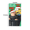 Despicable Me Minions Dad Christmas Card
