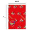 Arsenal Football Club Gift Wrap 2 Sheets & Tags