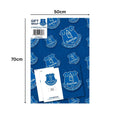 Everton FC 2 Sheets & 2 Tags Wrapping Paper