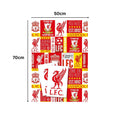 Liverpool Football Club Gift Wrap 2 Sheets & Tags