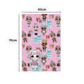LOL Surprise Christmas Wrapping Paper 2 sheets & 2 tags