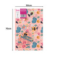 Barbie Birthday Wrapping Paper, 2 Sheets & 2 Tags