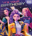 KPop Demon Hunters Birthday Card
