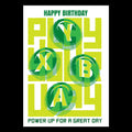 Personalised Xbox Birthday Card, - Any Name or Relation, Large Card