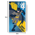 Batman Age 4 Birthday Card
