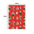 Elf Christmas Wrapping Paper 4 Sheets & 4 Tag
