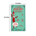 Elf On The Shelf Little Boy Christmas Card