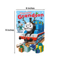 Thomas and Friends Grandson Christmas Card