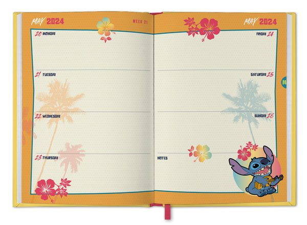 Lilo and Stitch Calendar 2024 - Month to a View Planner 30cm x 30cm -  Official Merchandise