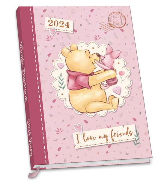 Winnie The Pooh Sketch 2024 A5 Diary
