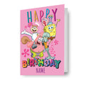 SpongeBob SquarePants Personalised Birthday Card