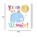 Brightside 'You Are 3' Birthday Card
