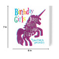 Biglietto di compleanno per ragazze Brightside, prodotto con licenza ufficiale