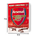 Arsenal FC Crest Christmas Card