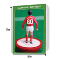 Subbuteo 60th Football Birthday Card