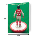 Subbuteo 70th Football Birthday Card