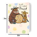 The Gruffalo 'Look Who's Two!' Birthday Card