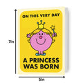 Mr Men & Little Miss Princess Birthday Card