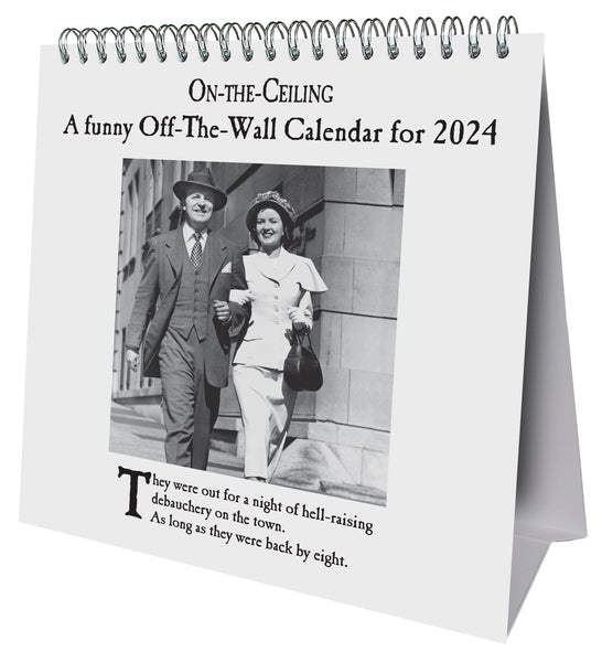 On The Ceiling 2024 Desk Calendar