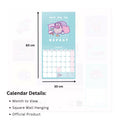 PUSHEEN 2025 SQUARE CALENDAR