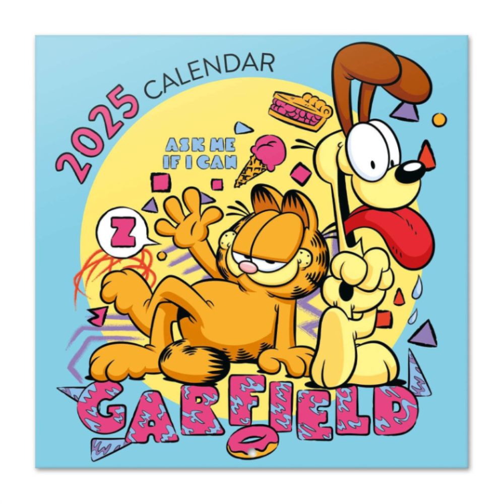 GARFIELD 2025 VIERKANTE KALENDER